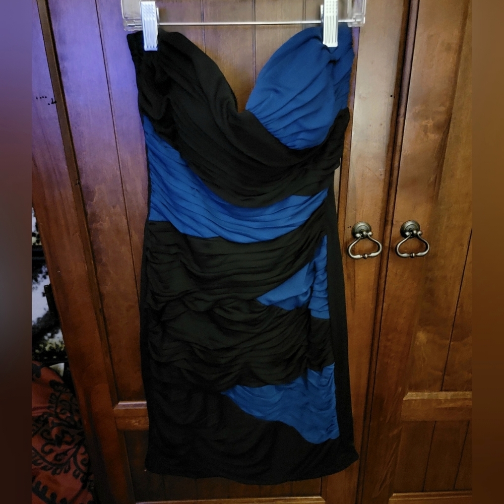Strapless Ruched Cocktail Dress - Picture 3 of 3